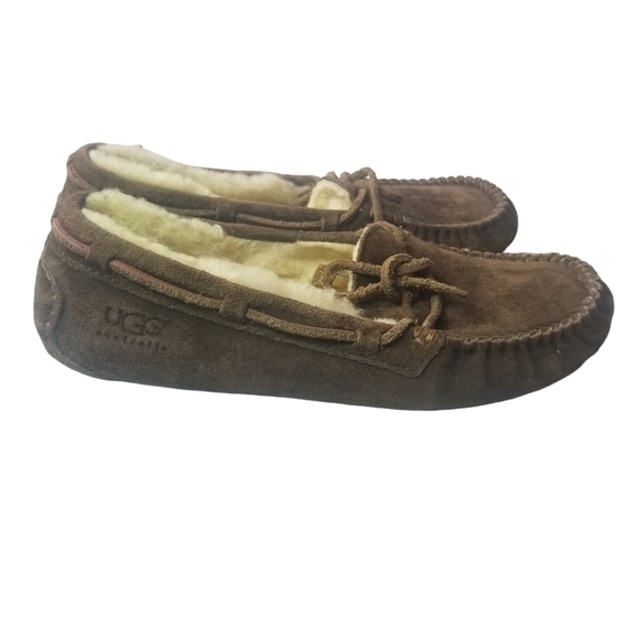 Ugg Dakota 5612 brown suede slippers - Picture 2 of 11